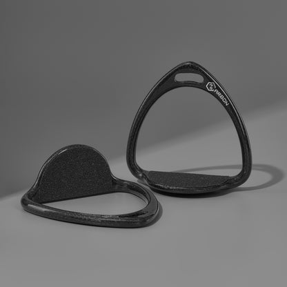 Estribos RS7 para jinetes: estribos de carreras ultraligeros de fibra de carbono con reposapiés más amplio