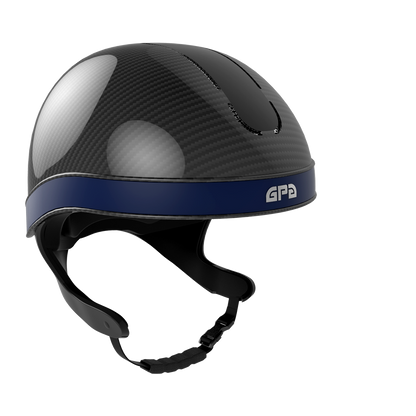 GPA Global Carbon TLS Jockey Helmet – Ultimate Safety & Comfort for Horse Racing