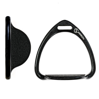RS7 Carbon Jockey Stirrups – Ultra-Light Carbon Fiber Racing Stirrups with Larger Footrest
